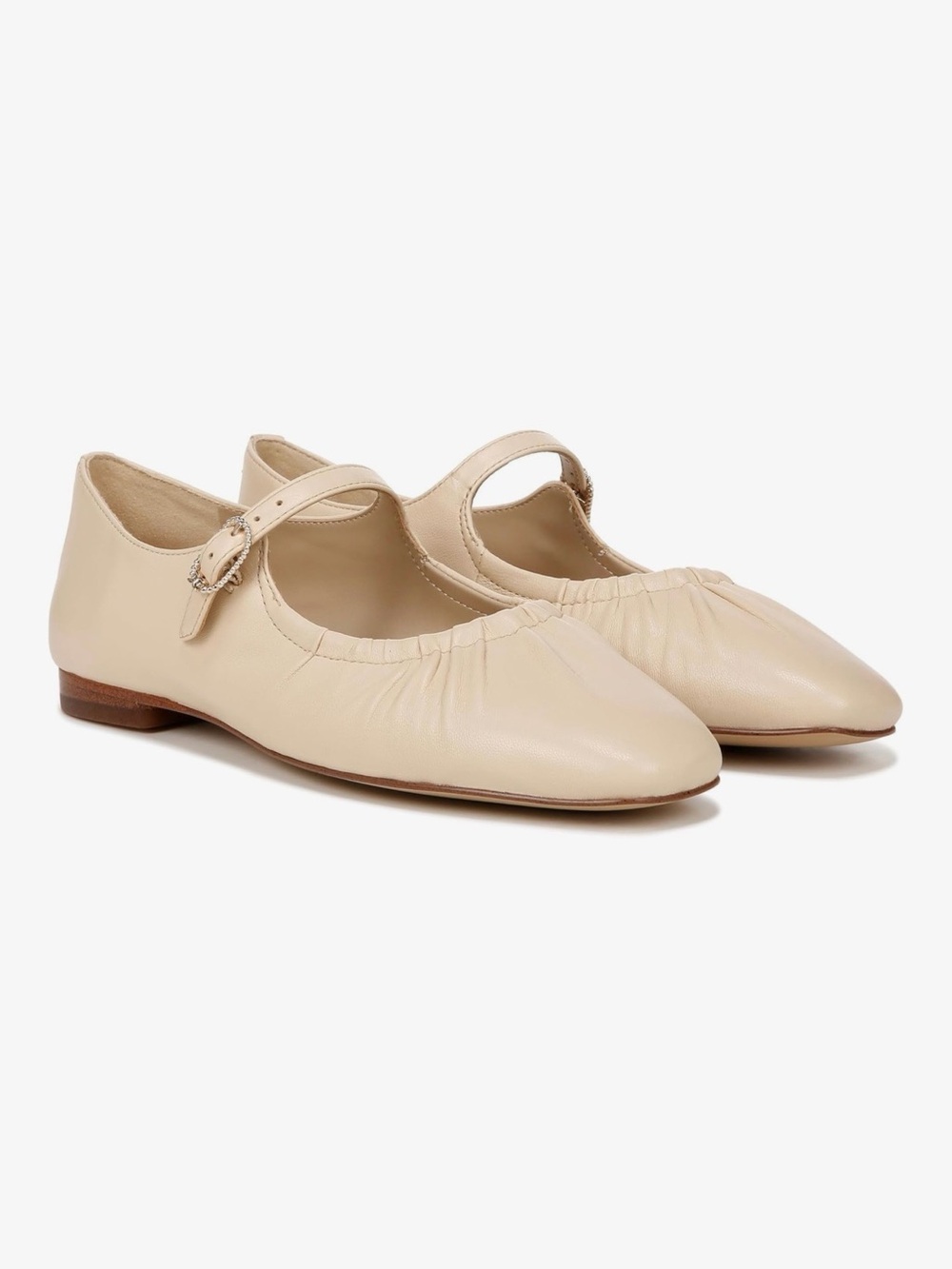 Sam Edelman Womens Micah Mary Jane Flat | linen leather - Picture 2 of 5